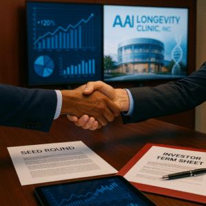Investor Handshake over Digital Capital Strategy