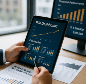 Investor Reviewing ROI Dashboard