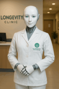 AiLc GC1 our First Humanoid Team Member as a Host for the Patients and visitors. And future assistant for Doctors.
